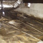Messy Crawl Space - Timco Insulation & Fireplaces